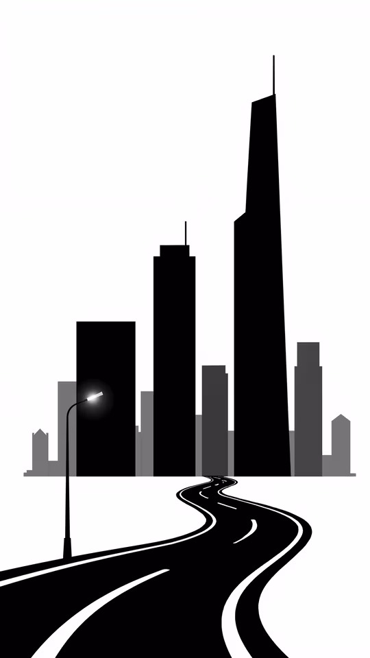 Urban Silhouette Illustration