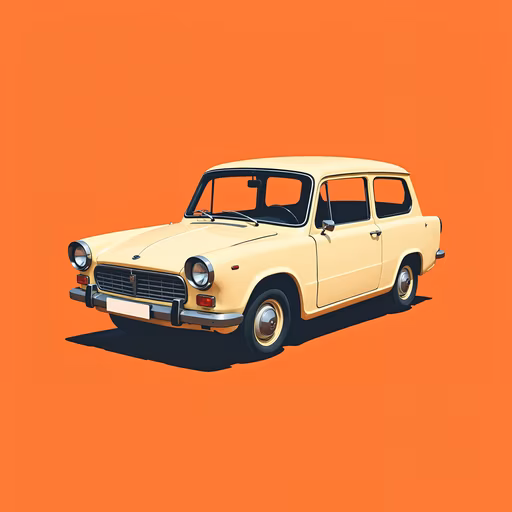 Vintage Car Illustration