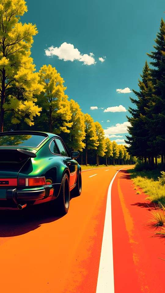 Vintage Car Illustration