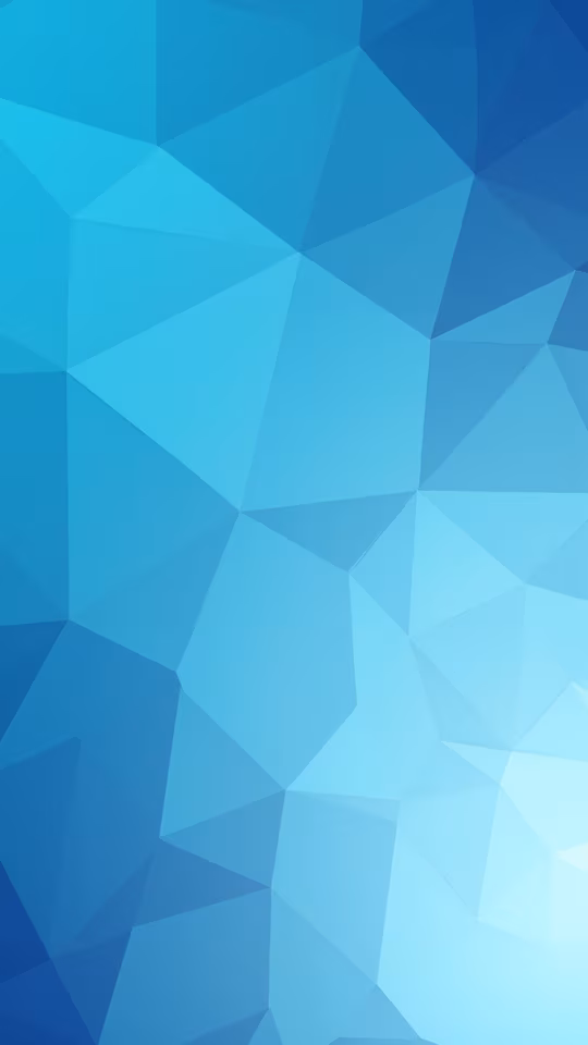 Abstract Geometric Blue