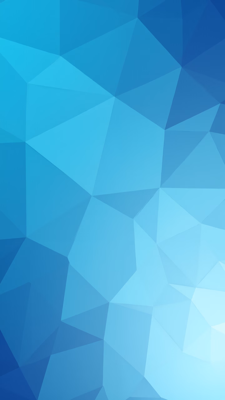 Abstract geometric blue pattern, serene and dynamic