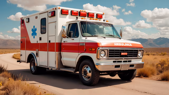 Ambulance in the Desert