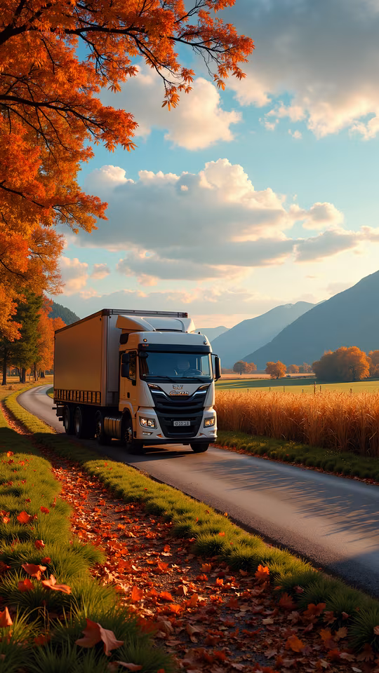 Autumn Road Journey