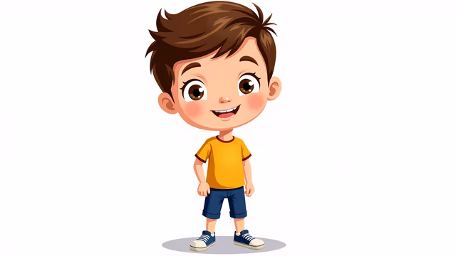 Cartoon Boy Illustration