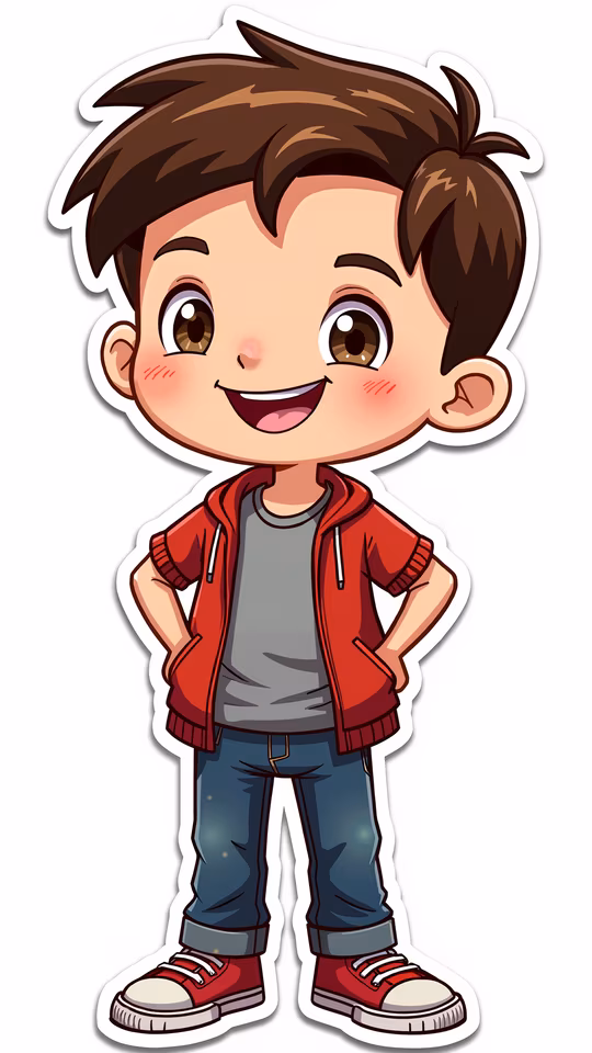 Cartoon Boy Illustration