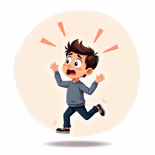 Cartoon Boy Running