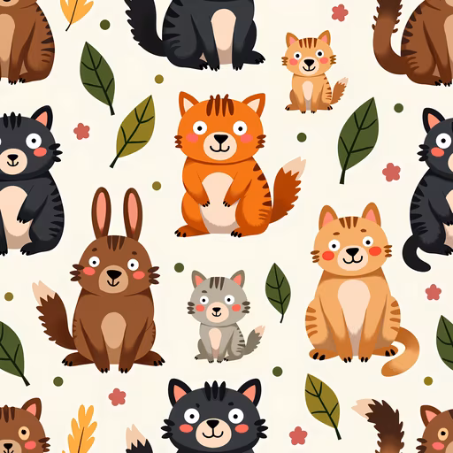 Cartoon Forest Animals