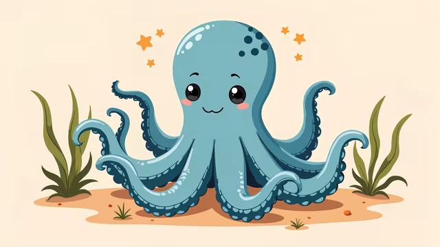 Cartoon Octopus