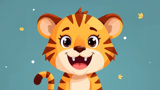 Cartoon Tiger