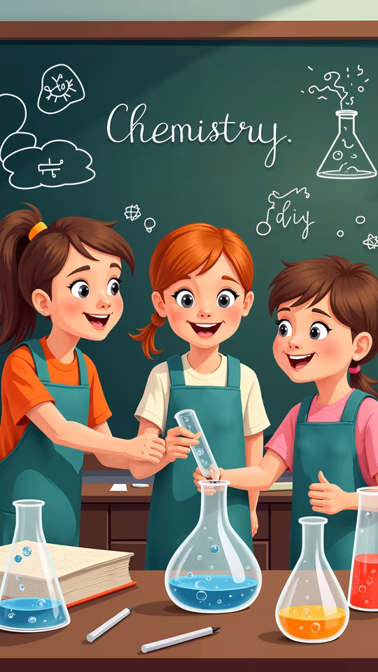Chemistry Class Illustration
