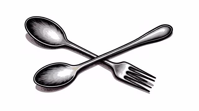 Crossed Cutlery