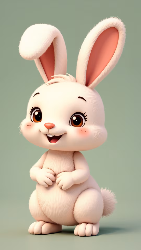 Cute Bunny Illustration
