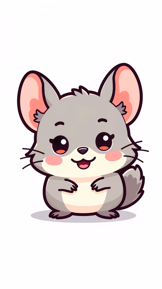 Cute Cartoon Hamster