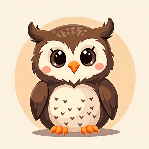 Cute Owl Illustration