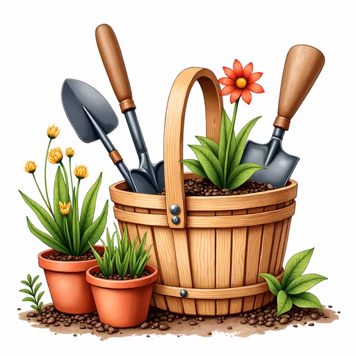 Garden Tools Illustration