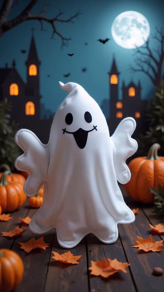 Halloween Ghost Illustration