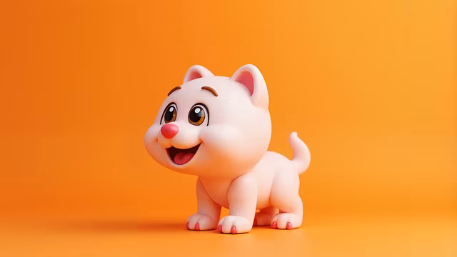 Happy Cartoon Cat