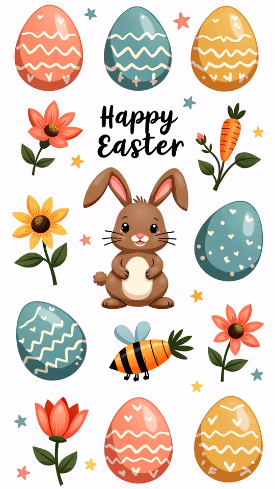 Happy Easter Illustration