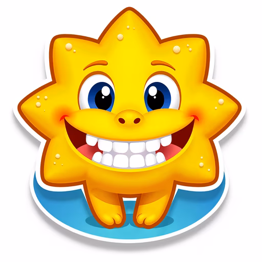 Happy Star Cartoon