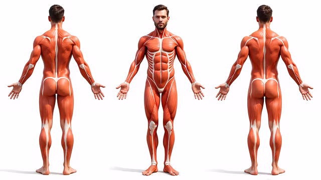 Muscular Anatomy Illustration