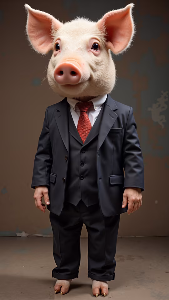 Pig in Suit