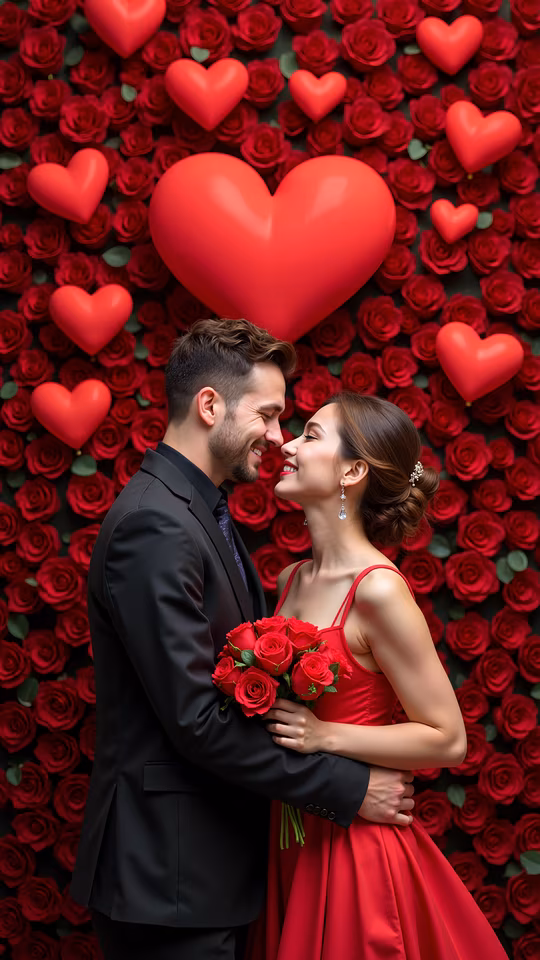 Romantic Valentine's Day Couple