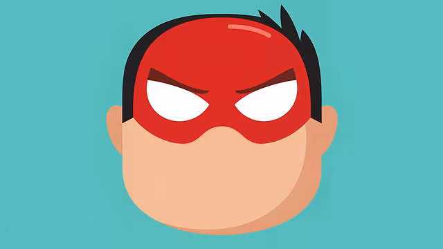 Superhero Mask Illustration