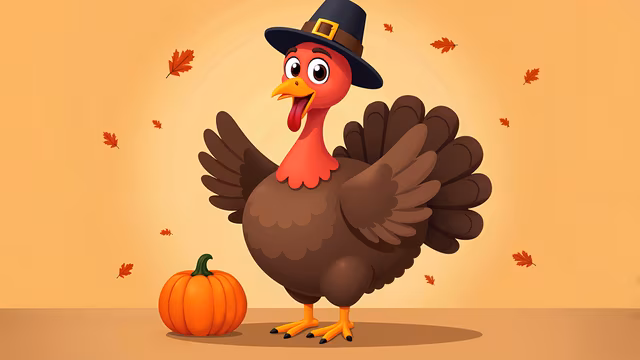 Thanksgiving Turkey Illustration