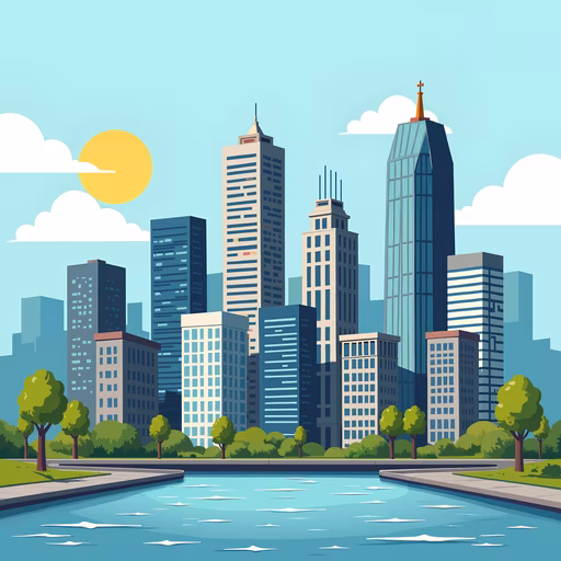 Urban Landscape Illustration