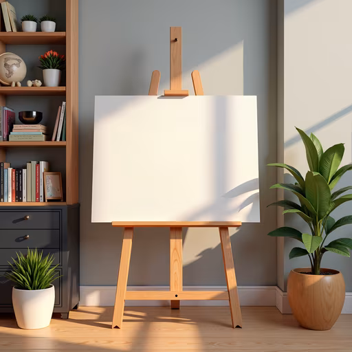 Blank Canvas Easel