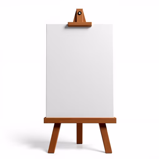 Blank Canvas Easel