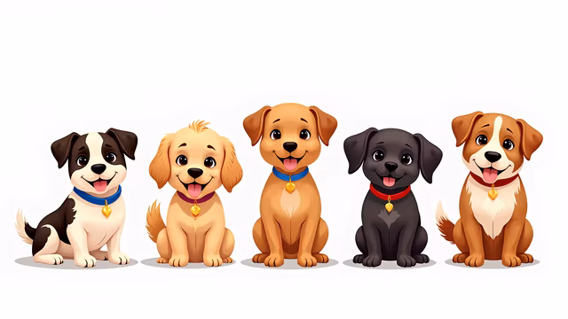 Cartoon Puppies