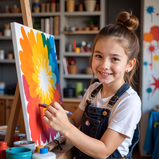 Colorful Flower Painting