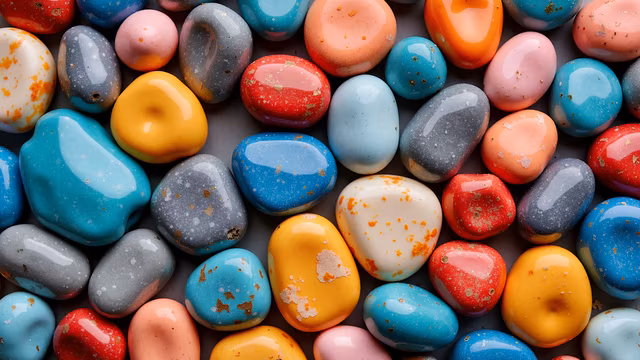 Colorful Stones Illustration