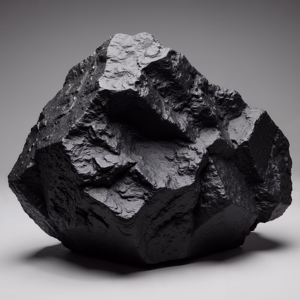 Monochrome illustration of a textured rock, emphasizing natural beauty and complexity.