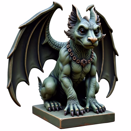 Gargoyle Statue Illustration