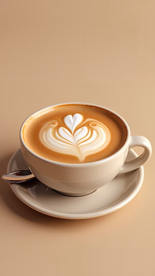 Latte Art Illustration