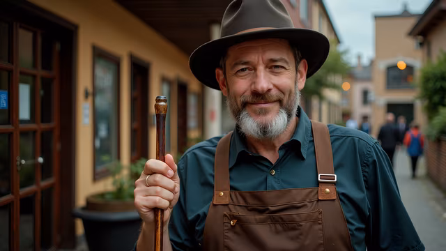 Man with Cane