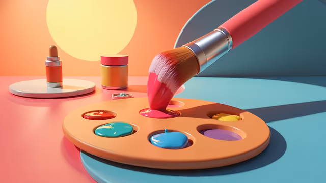 Paint Palette Illustration