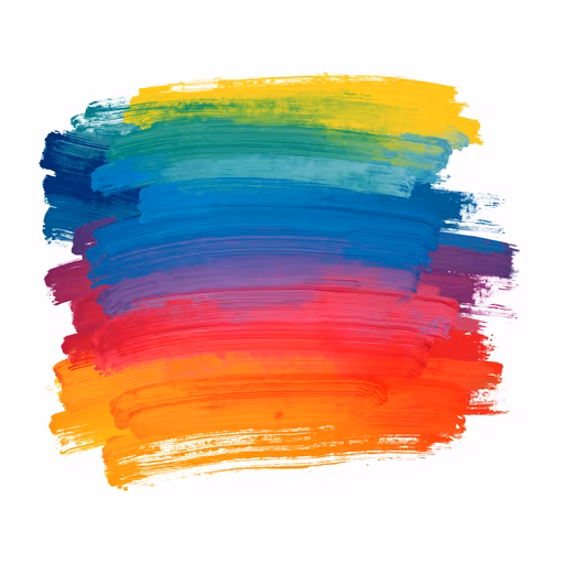 Rainbow Brushstroke