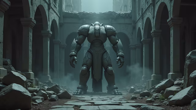 Robo Titan in Ruins