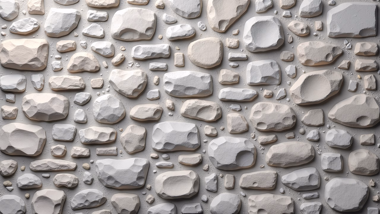 Detailed rock wall illustration with natural textures and earthy tones.