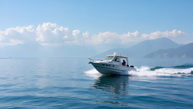 Speedboat on Calm Waters