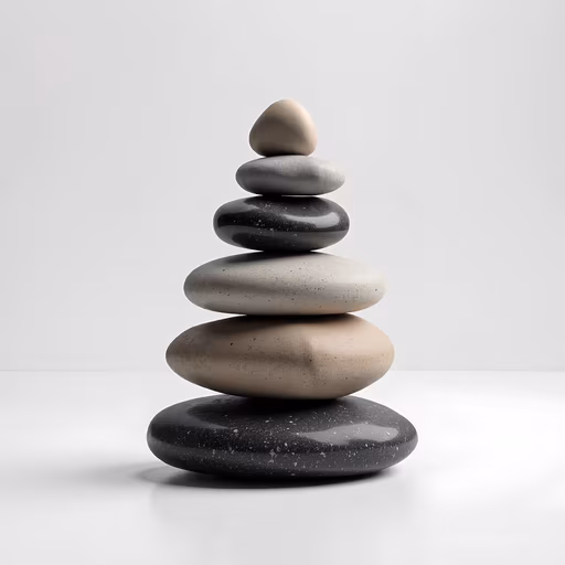 Stacked Stones Illustration