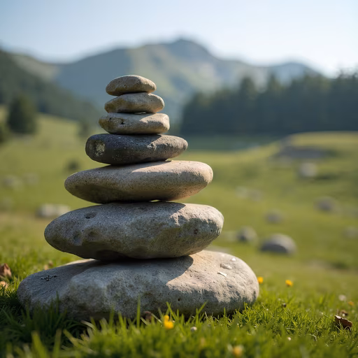 Stacked Stones in Serenity