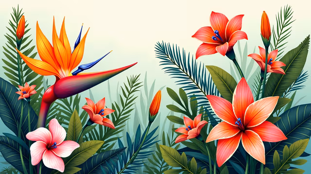 Tropical Paradise Illustration