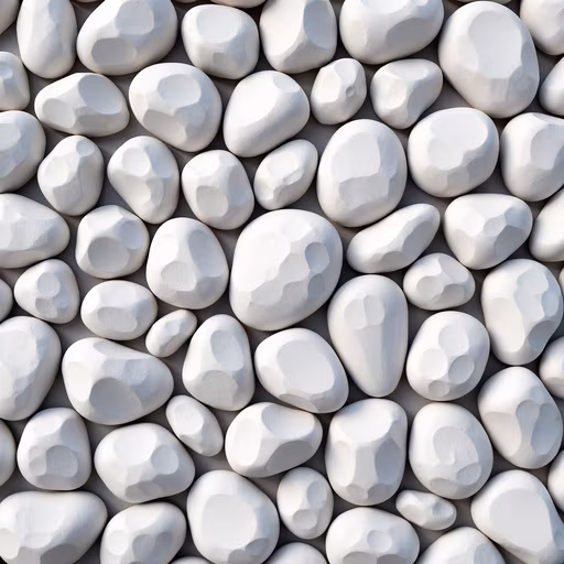 White Pebbles Illustration