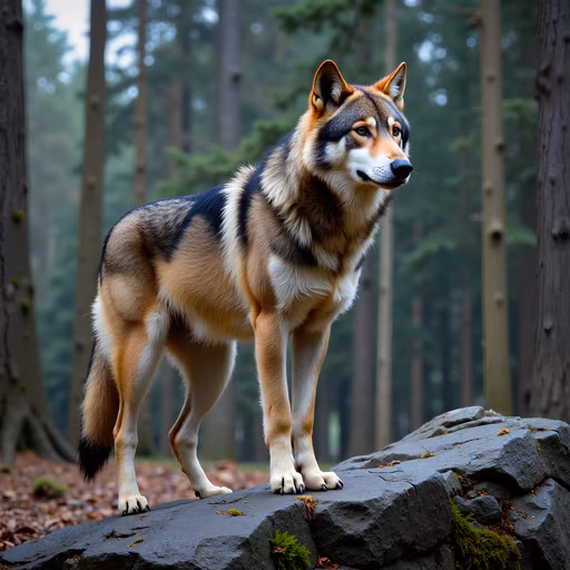 Wolf in the Forest