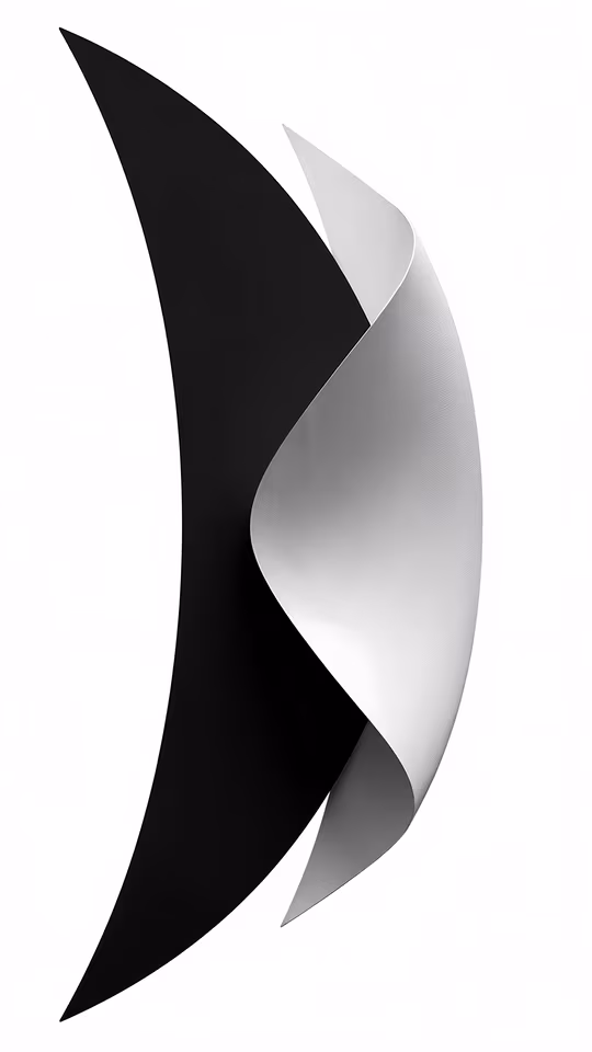 Abstract Black and White Composition