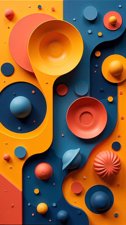 Abstract Colorful Shapes